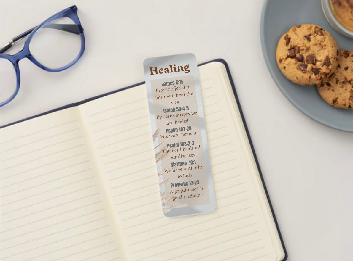 Healing Scriptures Bookmark